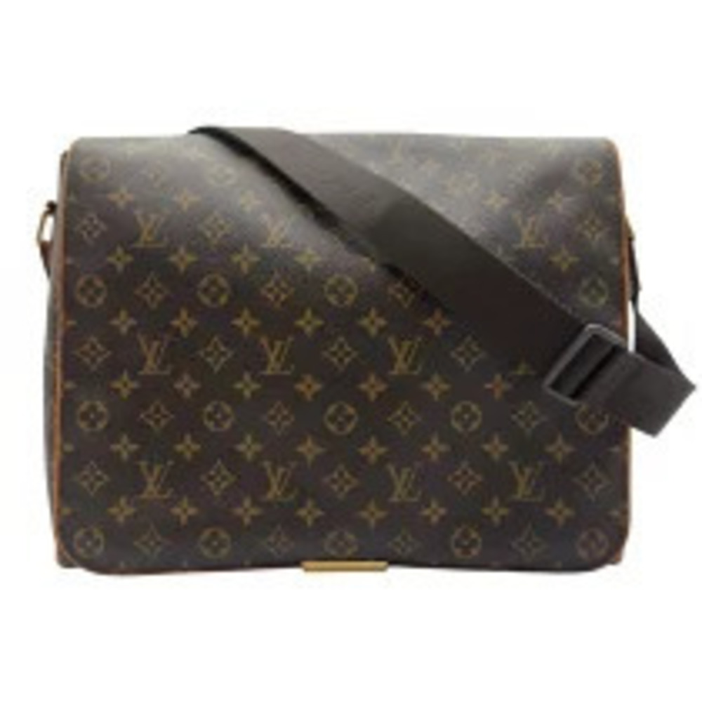 Louis Vuitton Abbesses Monogram Canvas Shoulder Bag Brown